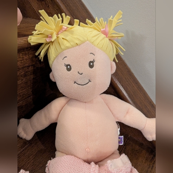 Manhattan Toy Baby Stella Blonde Soft Nurturing First Baby Doll Rare - Picture 7 of 9